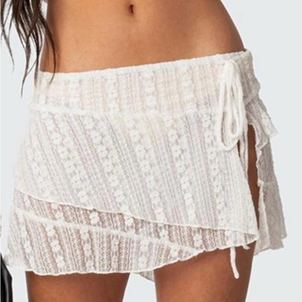 Edikted , XS , white  , mini skirt